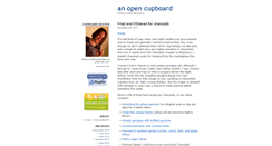 Desktop Screenshot of anopencupboard.com